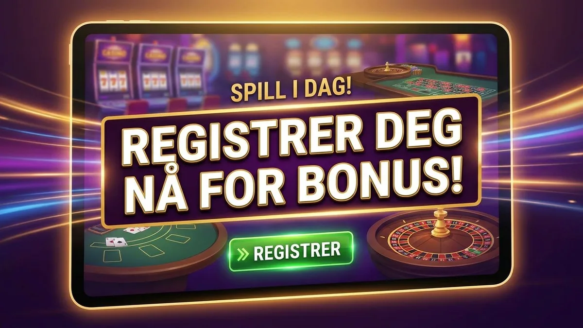 Registrering med bonus